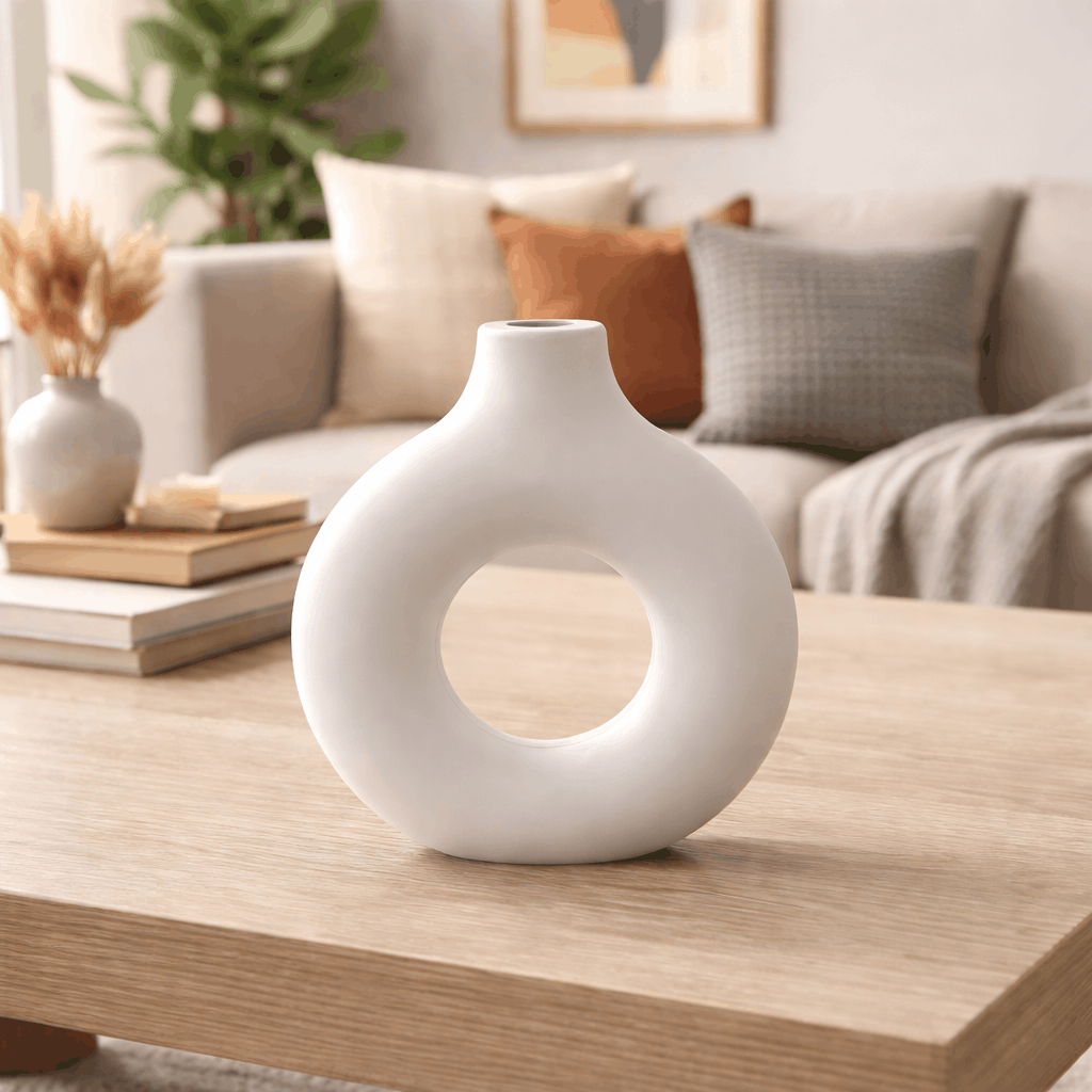 Luxurious Artificial Vase – Donut Vase.